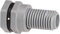 Hayward - 1" CPVC Plastic Pipe Bulkhead Tank Adapter - Schedule 80, Thread x Thread End Connections - Top Tool & Supply