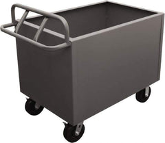 Durham - 2,000 Lb Load Capacity, Steel Box Truck - 36" Wide x 24" Long x 29-1/2" High, Gray - Top Tool & Supply