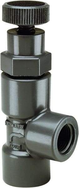 Hayward - 150 Max psi Angle Globe Pressure Reducing Valve - 3/4" Threaded Connection - Top Tool & Supply