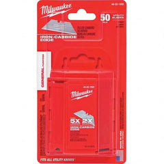 Milwaukee Tool - Knife Blades Type: Utility Knife Blade Material: Carbon Steel - Top Tool & Supply