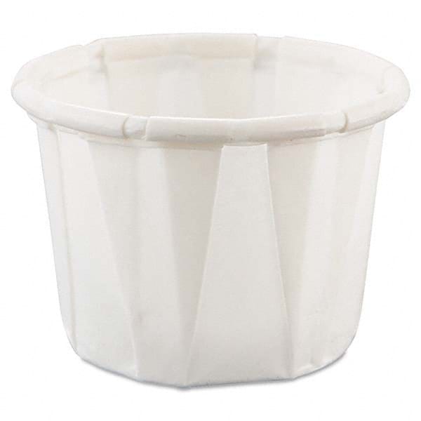 DART - Paper Portion Cups, .5 oz, White, 250/Bag, 20 Bags/Carton - Top Tool & Supply