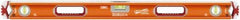 SAVAGE by SWANSON - Magnetic 36" Long 3 Vial Box Beam Level - Aluminum, Orange - Top Tool & Supply