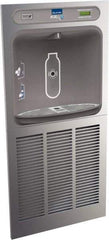 ELKAY - 8 GPH Cooling Capacity In Wall Recessed Water Cooler & Fountain - In-Wall, 20 to 105 psi, 0.20 hp, Stainless Steel - Top Tool & Supply