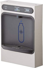 Halsey Taylor - 8 GPH Cooling Capacity Surface Mount Water Cooler & Fountain - Bottle Filling, 20 to 105 psi, 0.20 hp, Stainless Steel - Top Tool & Supply