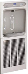 ELKAY - 8 GPH Cooling Capacity Barrier Free Wall Mounted Water Cooler & Fountain - In-Wall, 20 to 105 psi, 0.20 hp, Stainless Steel - Top Tool & Supply