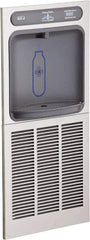 Halsey Taylor - 8 GPH Cooling Capacity In Wall Recessed Water Cooler & Fountain - In-Wall, 20 to 105 psi, 0.20 hp, Stainless Steel - Top Tool & Supply