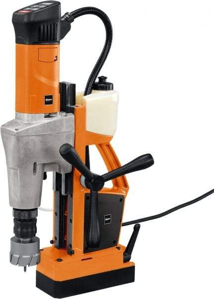 Fein - 3/4" Chuck, 2" Travel, Portable Magnetic Drill Press - 120-240 & 260-520 RPM, 1300 Watts - Top Tool & Supply