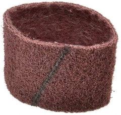 Brite Star - 3" Wide x 10-11/16" OAL, 120 Grit, Aluminum Oxide Abrasive Belt - Aluminum Oxide, Medium, Nonwoven, Series SC-BS - Top Tool & Supply