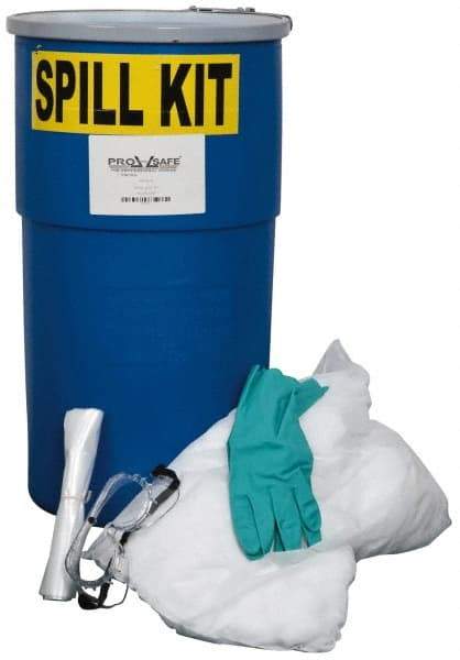 PRO-SAFE - Oil Only Spill Kit - 14 Gal Polypropylene Pail - Top Tool & Supply