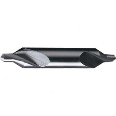 Chicago-Latrobe - #4 Plain Cut 60° Incl Angle High Speed Steel Combo Drill & Countersink - Top Tool & Supply