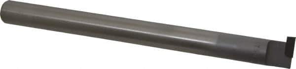 Accupro - 0.935" Min Bore Diam, 4-1/2" Max Bore Depth, 3/4 Shank Diam, Boring Bar - Right Hand Cut, Carbide-Tipped, Bright Finish - Exact Industrial Supply