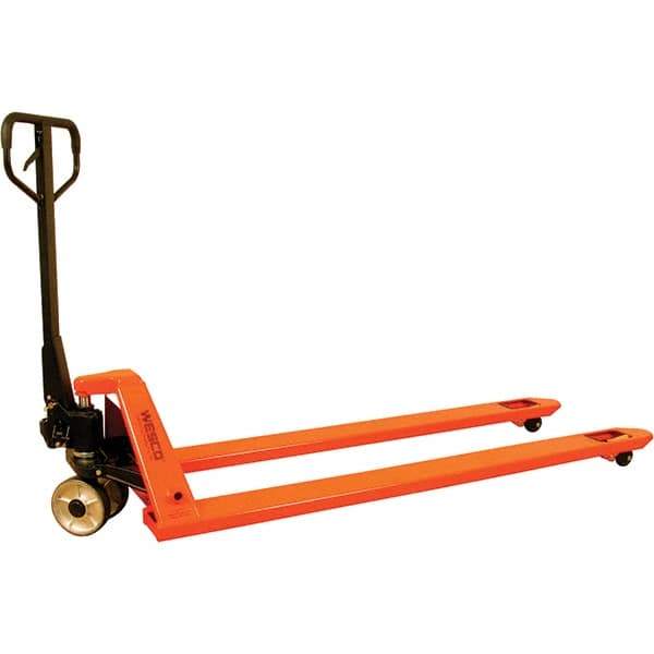 Wesco Industrial Products - Pallet Trucks/Jacks Type: Long Fork Pallet Truck Load Capacity (Lb.): 4,400 - Top Tool & Supply