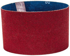 Norton - 3-1/2" Wide x 15-1/2" OAL, 80 Grit, Ceramic Abrasive Belt - Ceramic, Medium, Coated, Y Weighted Cloth Backing, Series R981 - Top Tool & Supply