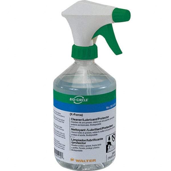 WALTER Surface Technologies - 16.9 oz Plastic Bottle & Trigger Sprayer - Clear - Top Tool & Supply