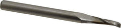 Onsrud - 3/16" Cutting Diam x 5/8" Length of Cut, 1 Flute, Upcut Spiral Router Bit - Uncoated, Right Hand Cut, High Speed Steel, 2-7/8" OAL x 1/4" Shank Diam, Single Edge, 19 to 32° Helix Angle - Top Tool & Supply