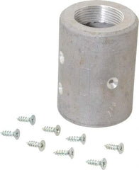 EVER-TITE Coupling Products - 1-1/4" Thread Sandblasting Nozzle Holder - 1-1/4" ID x 2-5/32" OD Hose, Aluminium - Top Tool & Supply