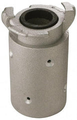 EVER-TITE Coupling Products - 1-1/2" ID x 2-3/8" OD Sandblaster Hose End - Aluminum, Rated to 100 PSI - Top Tool & Supply