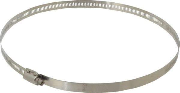 EVER-TITE Coupling Products - SAE Size 152, 2-1/2 to 10" Diam, Stainless Steel Worm Drive Clamp - 9/16" Wide, Material Grade 304 - Top Tool & Supply