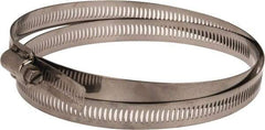 EVER-TITE Coupling Products - SAE Size 164, 2-1/2 to 10-3/4" Diam, Stainless Steel Worm Drive Clamp - 9/16" Wide, Material Grade 304 - Top Tool & Supply