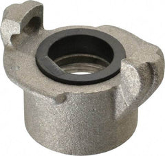 EVER-TITE Coupling Products - 1-1/4" NPT Sandblaster Adapter - Aluminum, Rated to 100 PSI - Top Tool & Supply