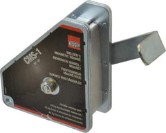 Bessey - 3-3/4" Wide x 1-5/8" Deep x 4-3/8" High Magnetic Welding & Fabrication Square - 100 Lb Average Pull Force - Top Tool & Supply