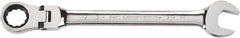 GearWrench - 1" 12 Point Flexhead Combination Wrench - Chrome Vanadium Steel, Full Polish Finish - Top Tool & Supply