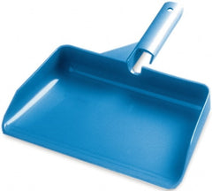 Ability One - Dust Pans & Scoops; Type: Dust Pan ; Width (Inch): 11-1/2 ; Body Material: Plastic ; Handle Length (Inch): 3-1/2 ; Color: Blue - Exact Industrial Supply