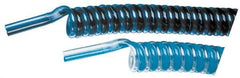 Advanced Technology Products - 10mm OD, Polyurethane Tube - Black & Clear Blue, 140 Max psi, 98 Shore A Hardness - Top Tool & Supply