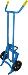 PRO-SOURCE - 1,000 Lb Load Capacity, 55 Gal Drum Hand Truck - 24-1/2" Wide x 62" High, 2 Wheels - Top Tool & Supply