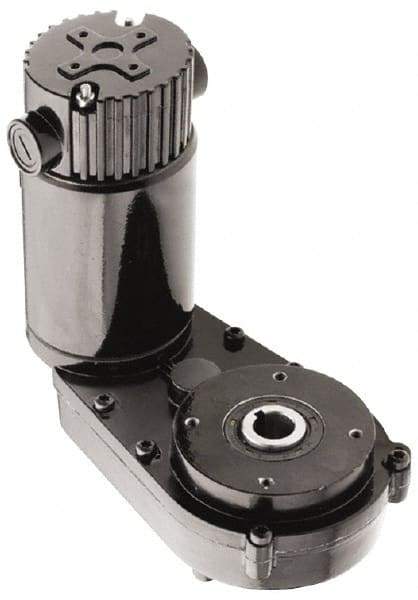 Bison Gear - 90 VDC, 65 RPM, 27.9:1 Gear Ratio, Parallel Offset Gearmotor - 26 Frame, 107 Torque, 1/8 hp, TENV Enclosure - Top Tool & Supply