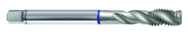 M10x1.0 6H 3-Flute PM Cobalt Blue Ring Semi-Bottoming 40 degree Spiral Flute Tap-Bright - Top Tool & Supply