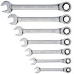 STANLEY® 7 Piece Ratcheting Combination Wrench Set – 12 Point - Top Tool & Supply