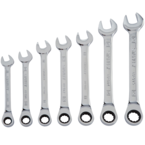 STANLEY® 7 Piece Metric Ratcheting Combination Wrench Set – 12 Point - Top Tool & Supply