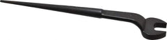 Proto - 3/4" Standard Spud Handle Open End Wrench - 12" OAL, Single End, Black Finish - Top Tool & Supply