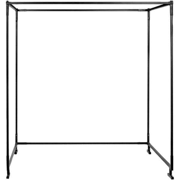 Steiner - 6' High x 6' Wide, Black Welding Screen Frame - Use with Protect-O-Screen HD Welding Booth - Top Tool & Supply