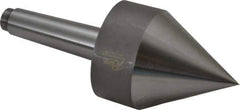 Riten - MT4 Taper Shank, Live Center - 3-1/2" Point Diam, 4-15/16" Point Len, 1,500 Lb Max Workpc, Pipe Nose Point - Top Tool & Supply