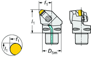 C3-CRSNR-22040-09ID Capto® and SL Turning Holder - Top Tool & Supply