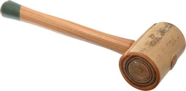 Garland - 2-1/2 Lb Head Weighted Rawhide Mallet - 14" Long Wood Handle - Top Tool & Supply