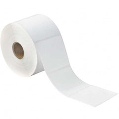 Value Collection - Pack of 12 Rolls, 735 Labels per Roll, 2-1/4" x 2" White Paper Thermal Labels - Top Tool & Supply