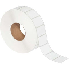 Value Collection - Pack of 4 Rolls, 4,308 Labels per Roll, 2-1/4" x 1-1/2" White Matte Coated Facestock Thermal Labels - Top Tool & Supply