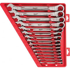 Milwaukee Tool - Wrench Sets Tool Type: Ratcheting Combination Wrench System of Measurement: Inch - Top Tool & Supply