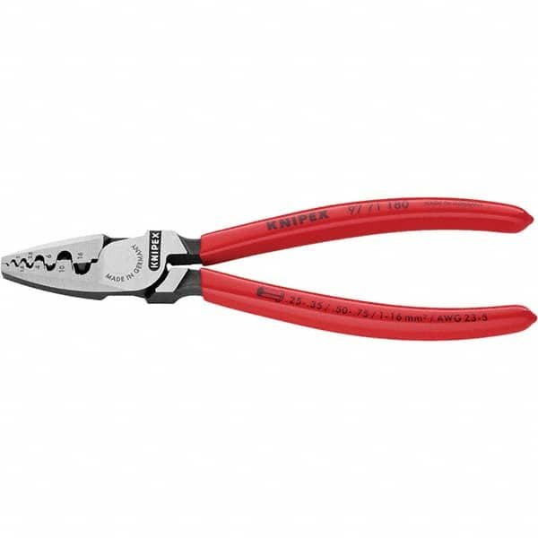 Knipex - Crimpers Type: Crimping Pliers Style: Crimping Pliers for End Sleeves (Ferrules) - Top Tool & Supply