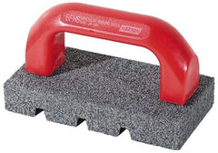 Norton - 20 Grit Silicon Carbide Rectangular Roughing Stone - Very Coarse Grade, 3-1/2" Wide x 8" Long x 1-1/2" Thick - Top Tool & Supply