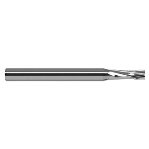 End Mills for Composites - 0.0781″ (5/64″) Cutter Diameter × 0.2340″ (15/64″) Length of Cut Carbide Square Chipbreaker Cutter, 6 Flutes - Exact Industrial Supply