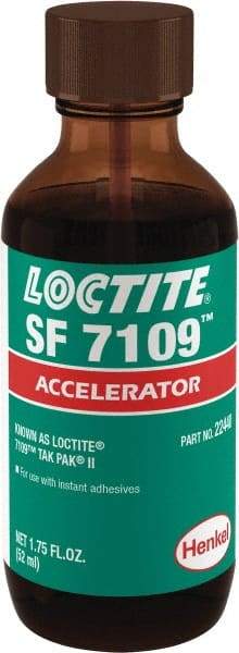 Loctite - 1.75 Fl Oz, Adhesive Activator - Top Tool & Supply