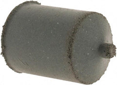 Cratex - 7/8" Max Diam x 1-1/4" Long, Cone, Rubberized Point - Coarse Grade, Silicon Carbide, 1/4" Arbor Hole, Unmounted - Top Tool & Supply