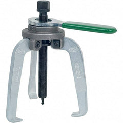 KUKKO - 3 Jaw, 1" to 3-7/8" Spread, 8-1/2 Ton Capacity, Jaw Puller - 3-7/8" Reach, For Bearings, Gears, Discs - Top Tool & Supply