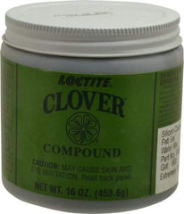 Loctite - 1 Lb Water Soluble Compound - Compound Grade Super Fine, 800 Grit, Black & Gray, Use on General Purpose - Top Tool & Supply