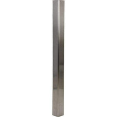 Vestil - 3-1/2" Long, Steel Corner Guard - Silver - Top Tool & Supply