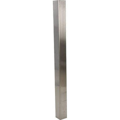 Vestil - 3-1/2" Long, Steel Corner Guard - Silver - Top Tool & Supply